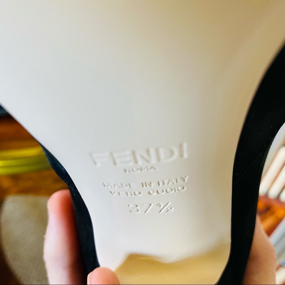 Fendi Black Suede Boots - Picture 4 of 5